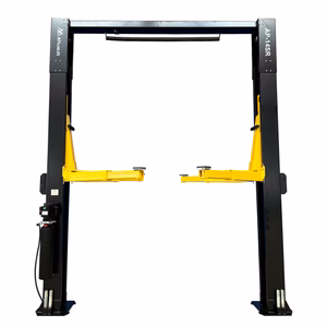 APlusLift 14,000LB 2-Post Overhead Single Release Direct Drive Car Lift with 3 Year Warranty - AP-14SR